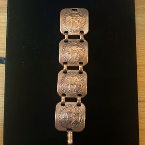Vintage Copper Thai Panel bracelet